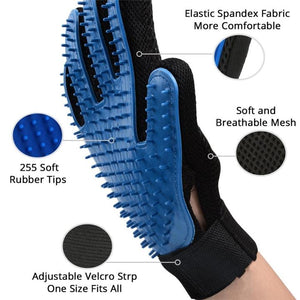 Easy Deshedding Pet Grooming Glove